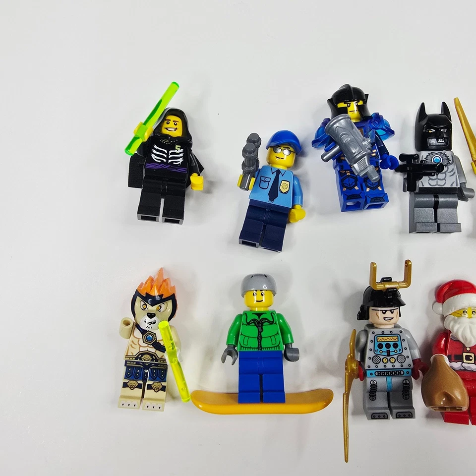 15 LEGO Minifigures Lot Collection Ninjago Batman Police Santa Claus Figures - Image 2 of 4