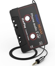 DIGITNOW Car Audio Cassette to Aux Adapter, 3.5MM Cable Tape Black