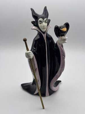 Vintage Schmid Disney Maleficent Sleeping Beauty Ceramic Figurine *Repaired