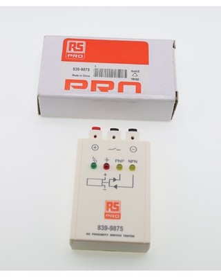 RS PRO 839-9875 DC Näherungsschalter Tester PNP NPN Sensor Prüfgerät c0012