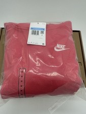 Nike Club Fleece Hoodie Youth Pink Size M