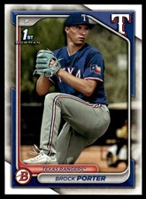 Brock Porter 2024 Bowman Prospects #BP36 Texas Rangers 30399 Baseball Card