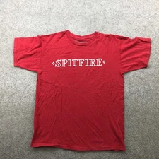 Spitfire Shirt Mens Medium Skateboarding Skater Tee Skateboard Spell Out