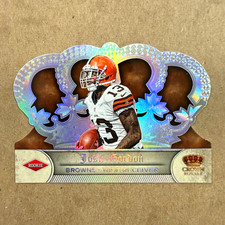 2012 Panini Crown Royale Josh Gordon RC Rookie Card #245 Die-Cut Browns. rookie card picture