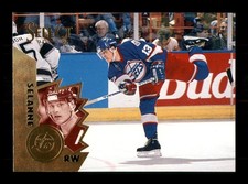  74 Teemu Selanne 13 Winnipeg Jets 1995 Pinnacle Hockey Sports Trading Card 
