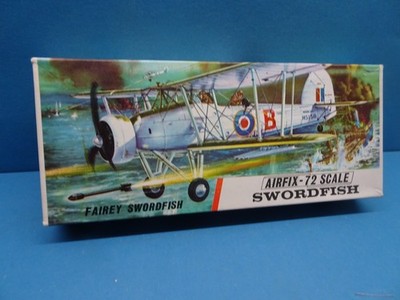1/72 AIRFIX  (1965) No 285:  Fairey Swordfish  II ( 1 Decal Optionen )