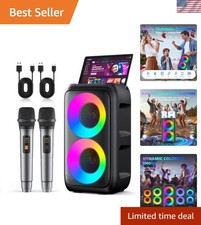 Multifunctional Bluetooth Karaoke Speaker with 10-Hour Battery Life  PA System