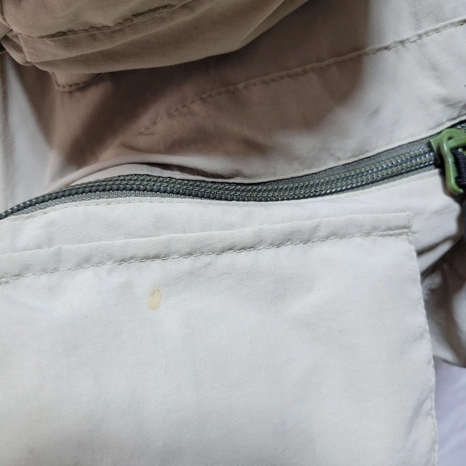 Chaleco de Pesca con Mosca Patagonia River Master Talla XL Beige Malla Bolsillos con Cremallera Foto 3 de 4