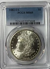 1882 CC $1 Morgan Silver One Dollar Carson City MS65 PCGS