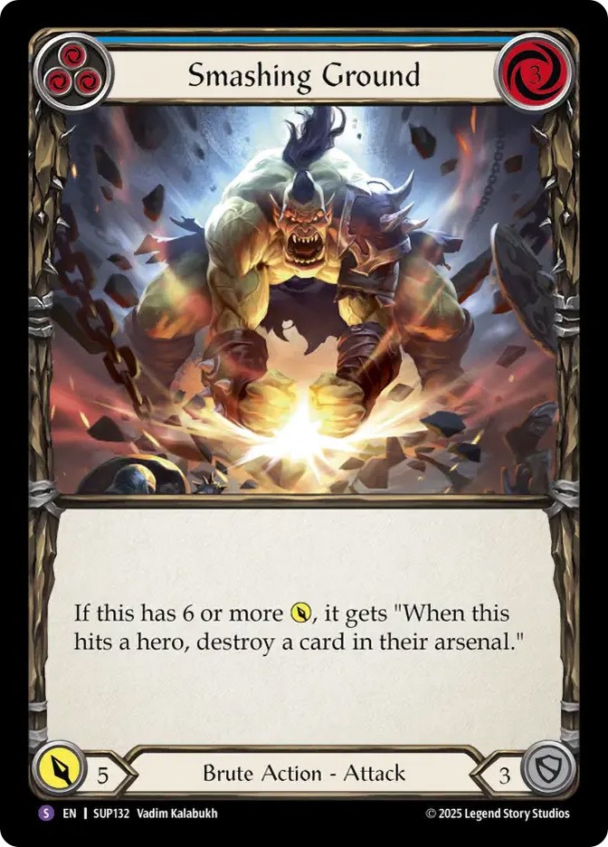 FAB   Smashing Ground  - Super Slam Card # 132