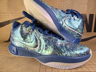 New Nike Lebron 21 Mens sz 10 Abalone Blue Basketball FN0708 400 James Sneakers