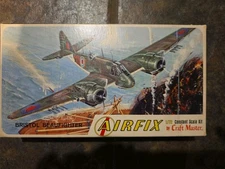 Airfix 1/72 Craft Master 1211 Bristol Beaufighter Vintage Model Kit 1967 