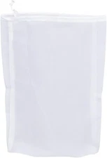 75 Micron Nylon Straining Bag Fine Mesh Food Strainer 12.6" x 8.66", White 