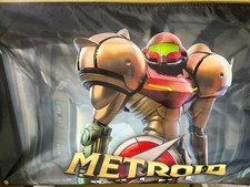 Metroid Prime 5ft Samus Flag Nintendo Gamecube 2002 Banner Poster