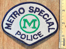 Patch accessoire film/TV spécial police métro.