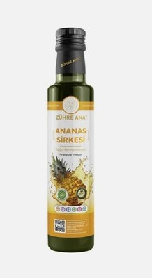 Zühre Ana Ananasessig natürliche Fermentation 500 ml