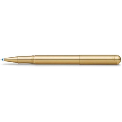 Kaweco LILIPUT Kugelschreiber Messing mit Kappe I Druckkugelschreiber mit