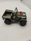 Vintage Tonka JEEP ARMY GREEN MP 215 mini Pressed Steel Military vehicle tin toy