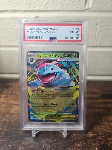 Pokémon TCG Mega Venusaur EX 003/132 PSA 10