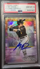 2021 Bowman's Best Henry Davis PSA 10 AUTO