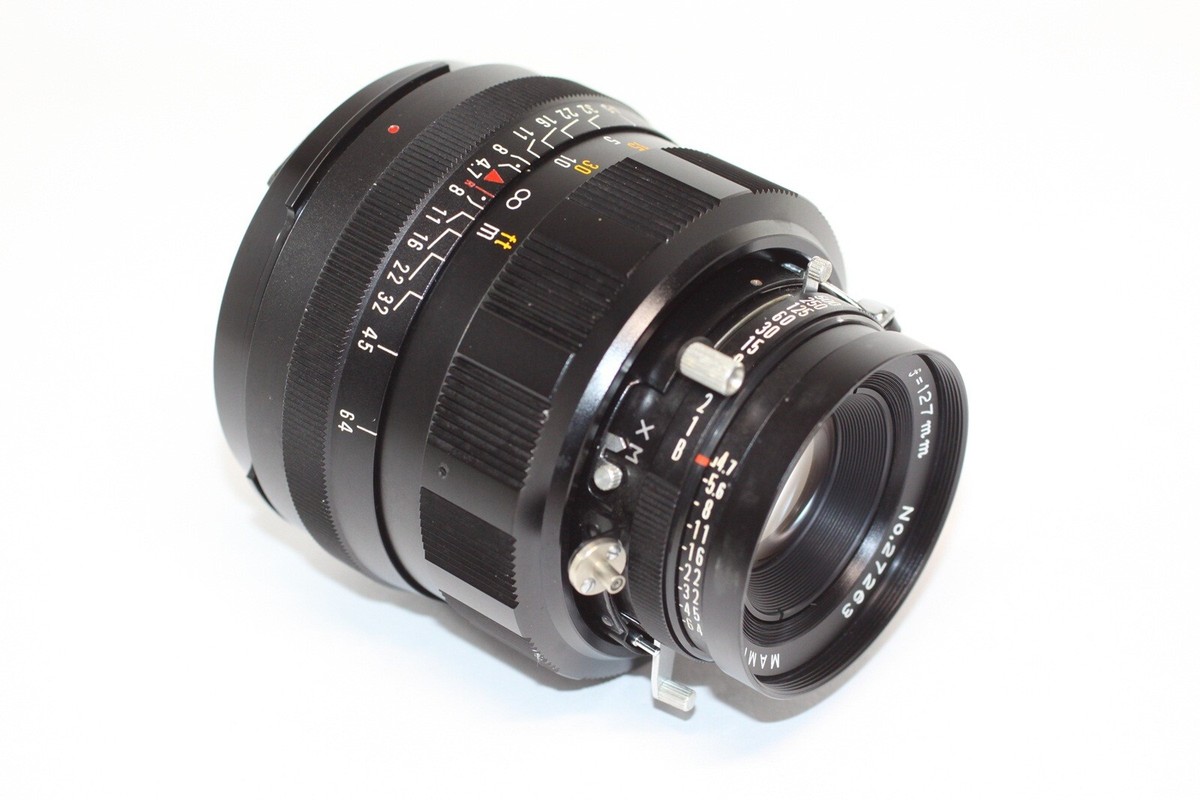 AS IS Mamiya Sekor P 127mm F4.7 MF Lens For Universal Press