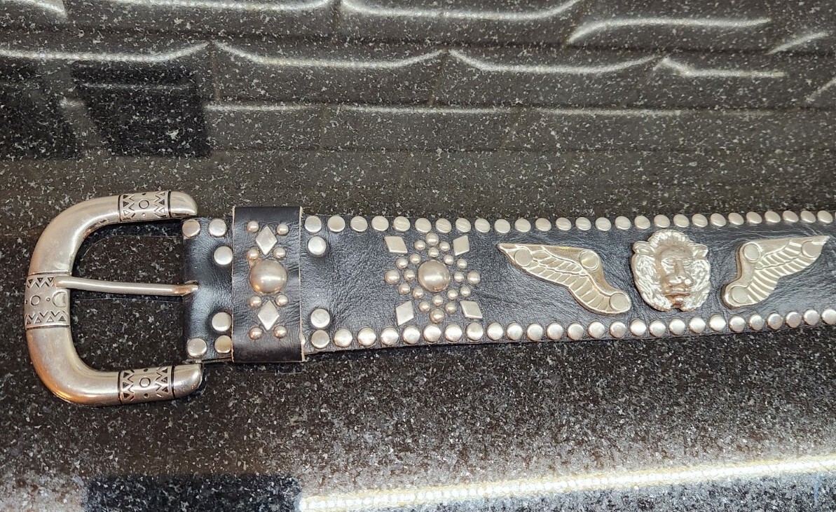 Kippy’s Belt with Buckle Western Ornate Lions Wings Metal 30 eBay