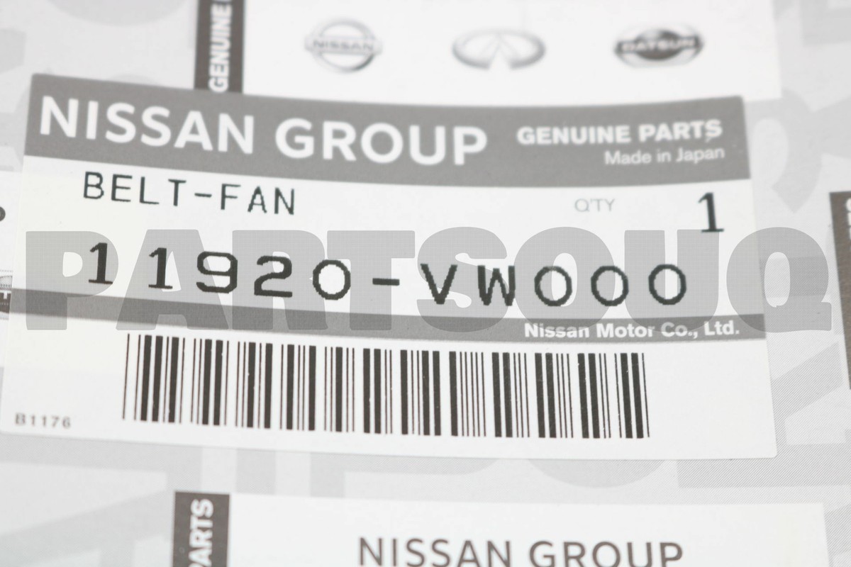 11920VW000 Genuine Nissan BELT-COMPRESSOR 11920-VW000 | eBay 11920VW000 Genuine Nissan BELT-COMPRESSOR 11920-VW000 | eBay