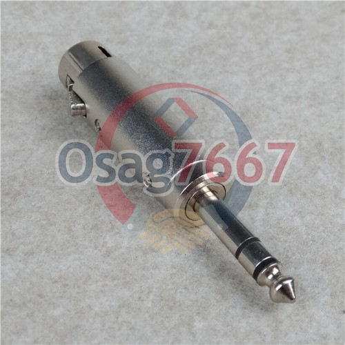 ONE XLR Female Adapter to 1/4" Stereo TRS Connector NEW - Picture 6 of 6