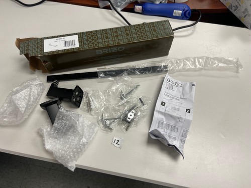 Brizo Vettis 691888-BL 18-inch Towel Bar in Matte Black Finish for sale ...