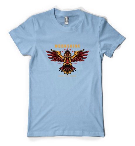 T-shirt Moonshine Respect All Legends Eagle personalizzata unisex adulto - Foto 6 di 20