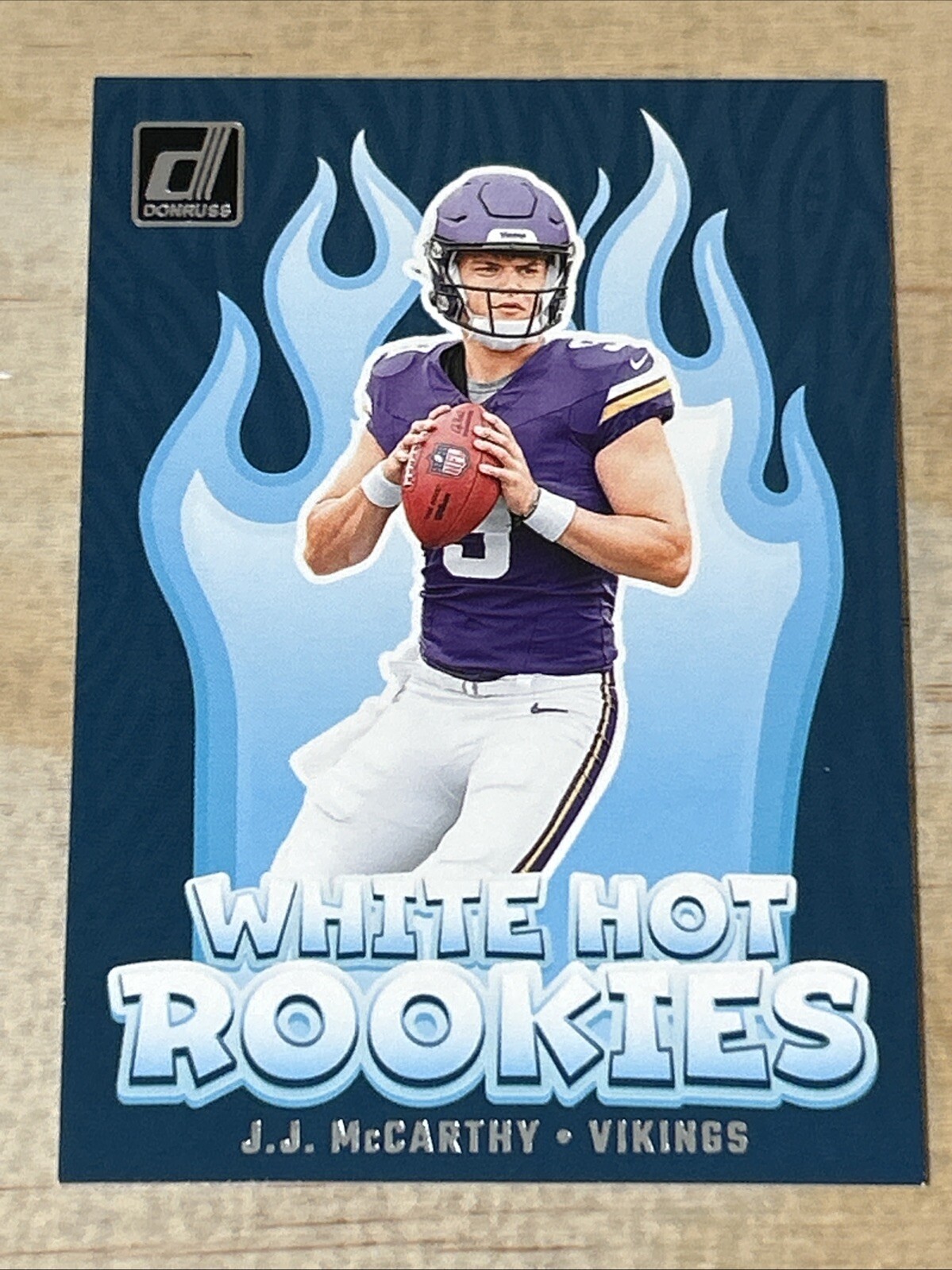 JJ MCCARTHY 2024 Panini Donruss #WH1 White Hot Rookies Minnesota VIKINGS (RC)