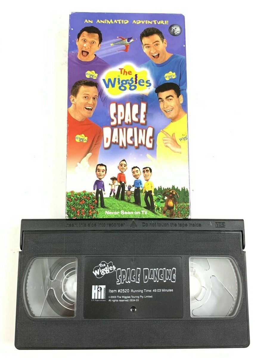 The Wiggles Space Dancing VHS (2003, Kids) Never Seen on TV