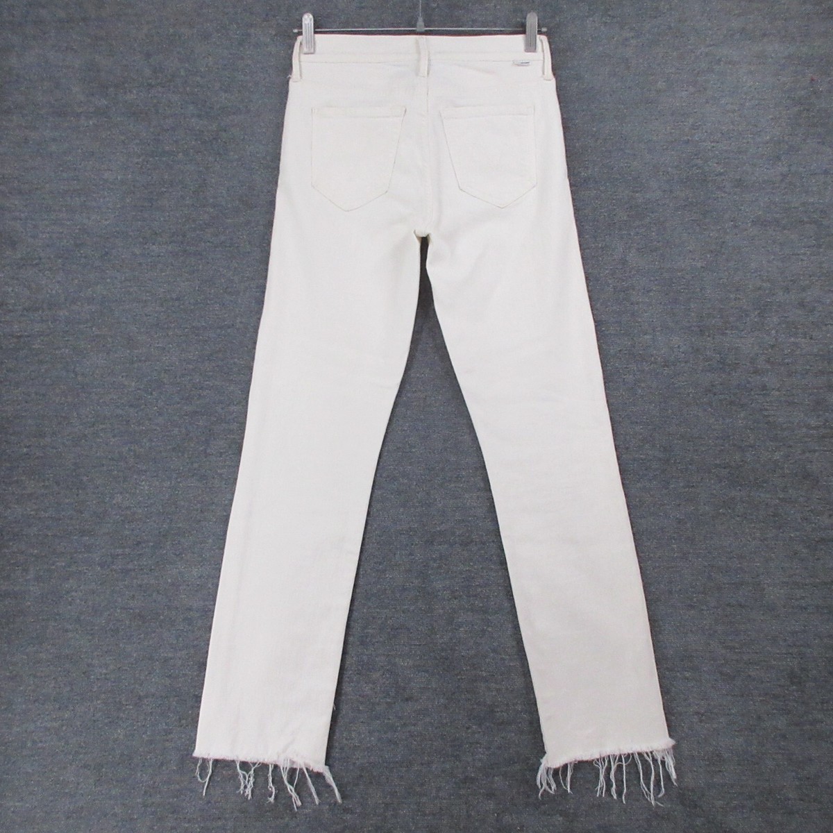 Mother Jeans Womens 25 The Rascal Ankle Snippet White