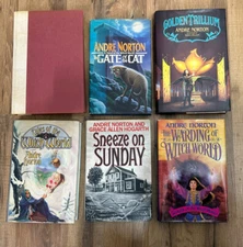Andre Norton LOT of 6 HC Books Witch World Golden Trillium Sneeze on Sunday Cat
