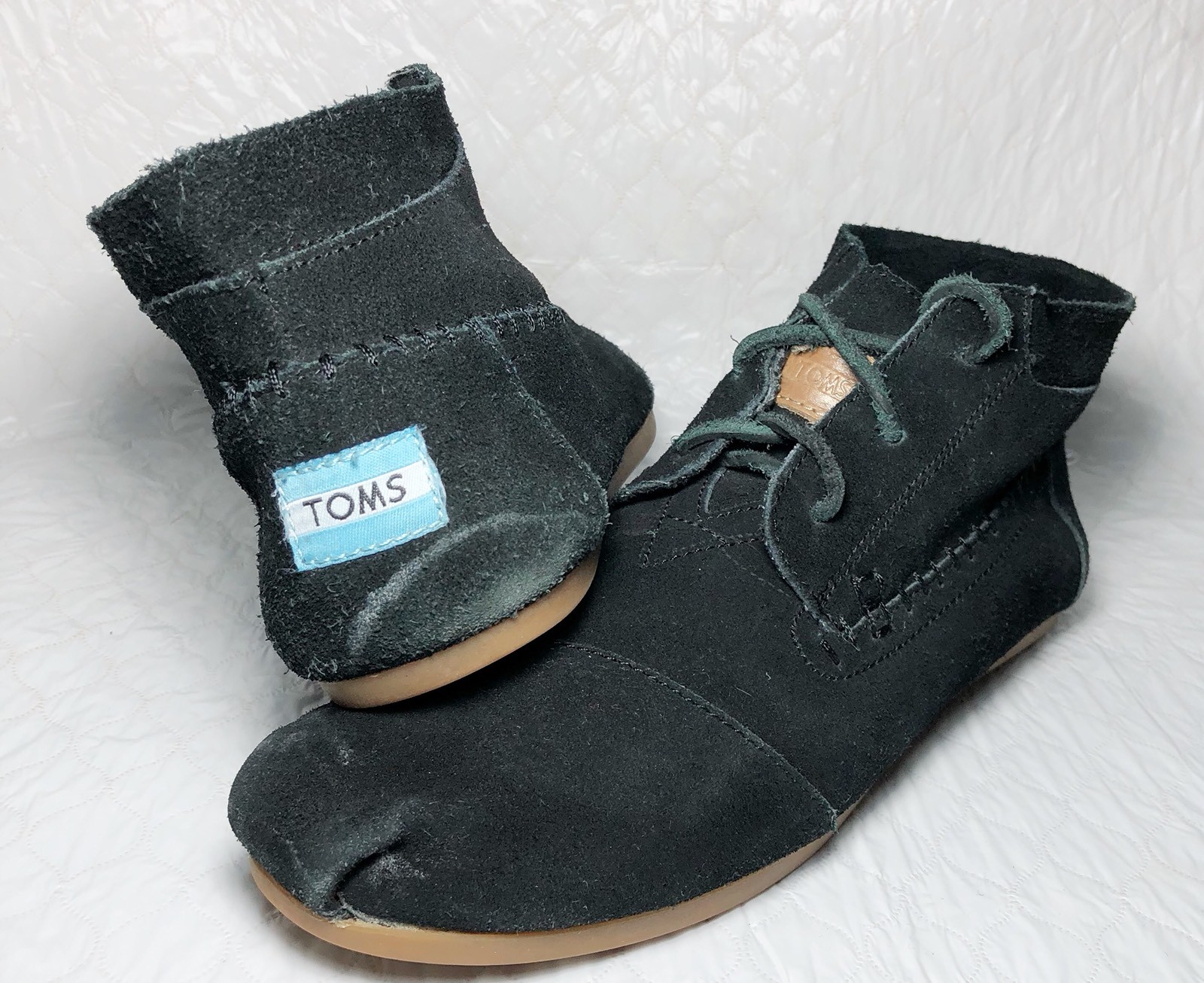 Toms Suede Canvas Chukka Boots Womens 