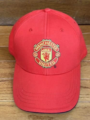 Manchester United Premier League Red Adjustable Embroidered Hat - Picture 1 of 7