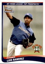 2004 New York-Penn League Top Prospects #1 Luis Ramirez Curacao Netherlands Card