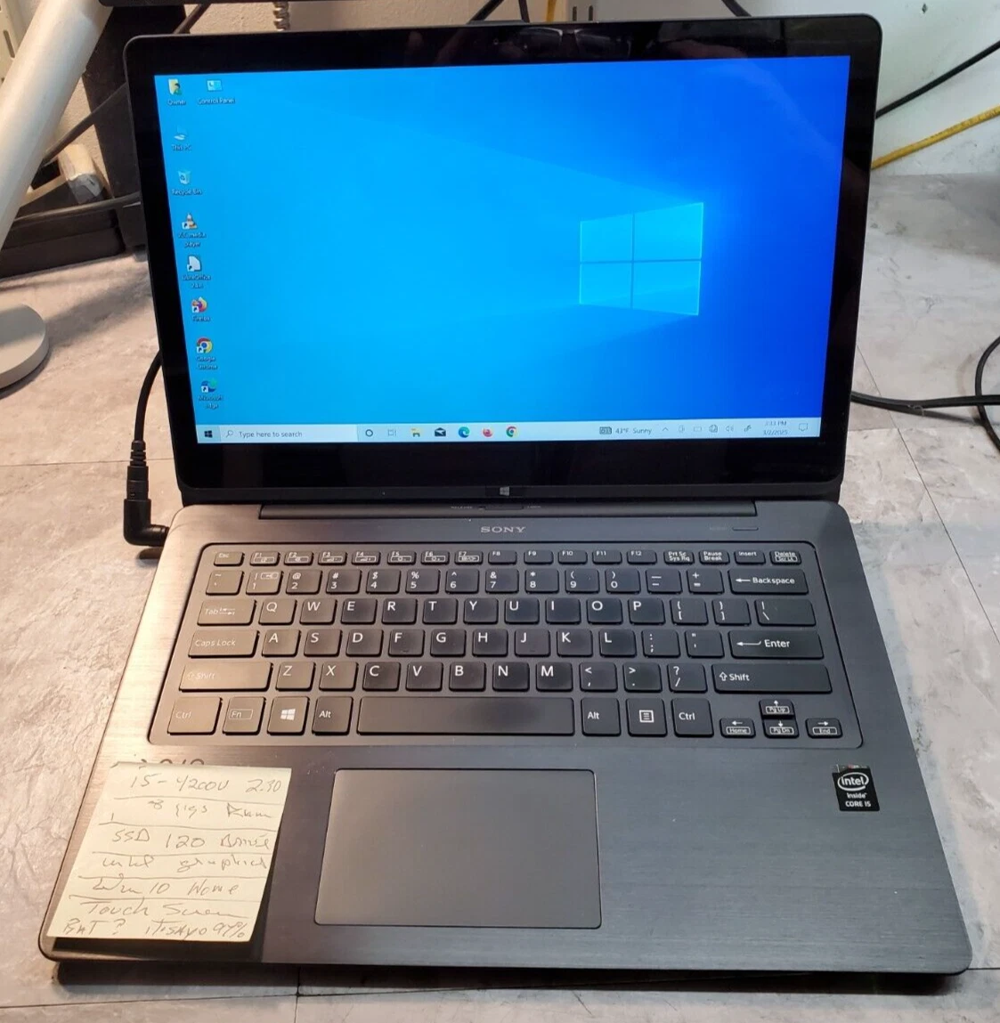 Sony VAIO SVF13NA1UL SVF13N13CXB i5-4200U 8GB 128GB-SSD