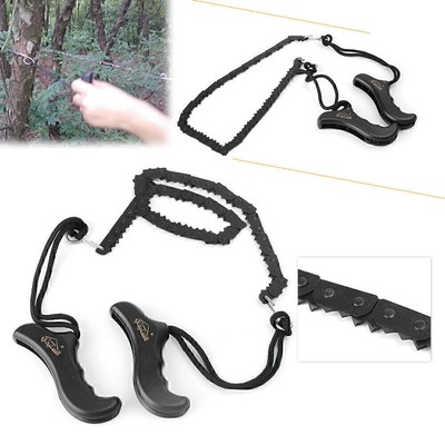 Camping Wandern Emergency Survival Hand Kit Gear Pocket Chain Saw ChainSaw