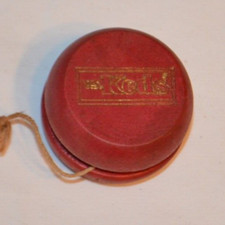 Vintage 1950's U.S. Keds Sneakers Red Wooden Yo-Yo Advertising Promo