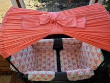 WonderFold W2 Luxe/Elite Set of Seat Covers,Mat Cover and Canopy  SWEET HEARTS