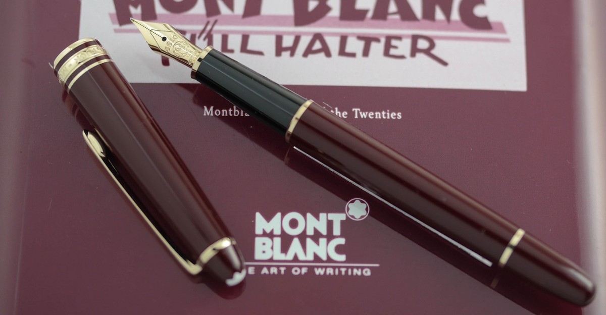 Montblanc Meisterstuck Bordeaux 144R Fountain Pen w/ Collectors