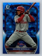 2023 Bowman Draft - Chrome Sapphire William Bergolla #BDC-64 Refractor 