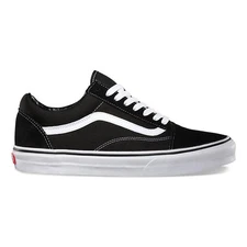 Vans Old Skool Black Skateboarding Shoes Classic Canvas/Suede Fast shipping