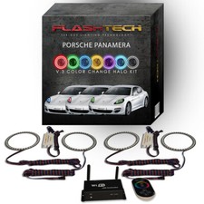 RGB Multi Color LED Halo kit with Wifi App for 10-13 Porsche Panamera Headlights