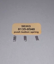 Seiko Pusher Button Spring 3 Off  Part No. 8135-0540