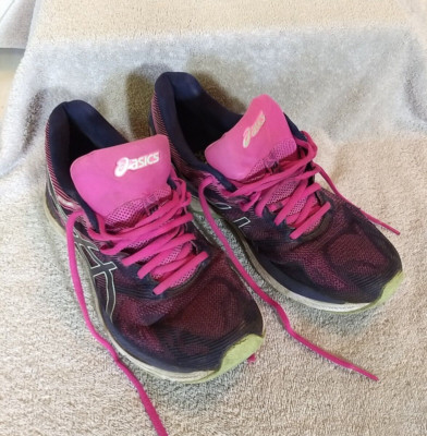 Asics Womens Gel-Nimbus 19 Purple Running Shoes, Size: 9.5 Pre-Owned #TJ11+14