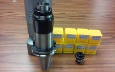 CAT40 tap head,tapping chuck floating w. 8 positive drive TC312 adapters-new