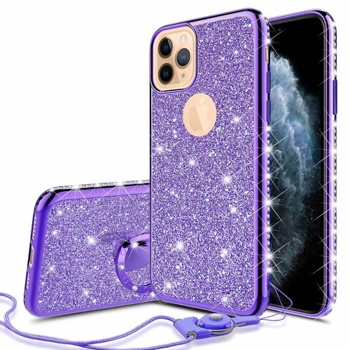 Funda de teléfono celular a prueba de golpes con anillo de parachoques suave TPU brillante para Apple iPhone 11 6.1" - Imagen 8 de 17
