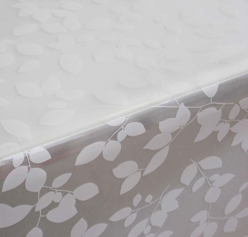 Mantel HULE Transparente Vinyl Chic EUCALIPTO